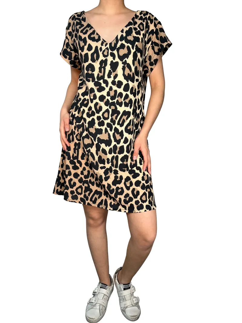 ADHORADA Vestido Animal Print