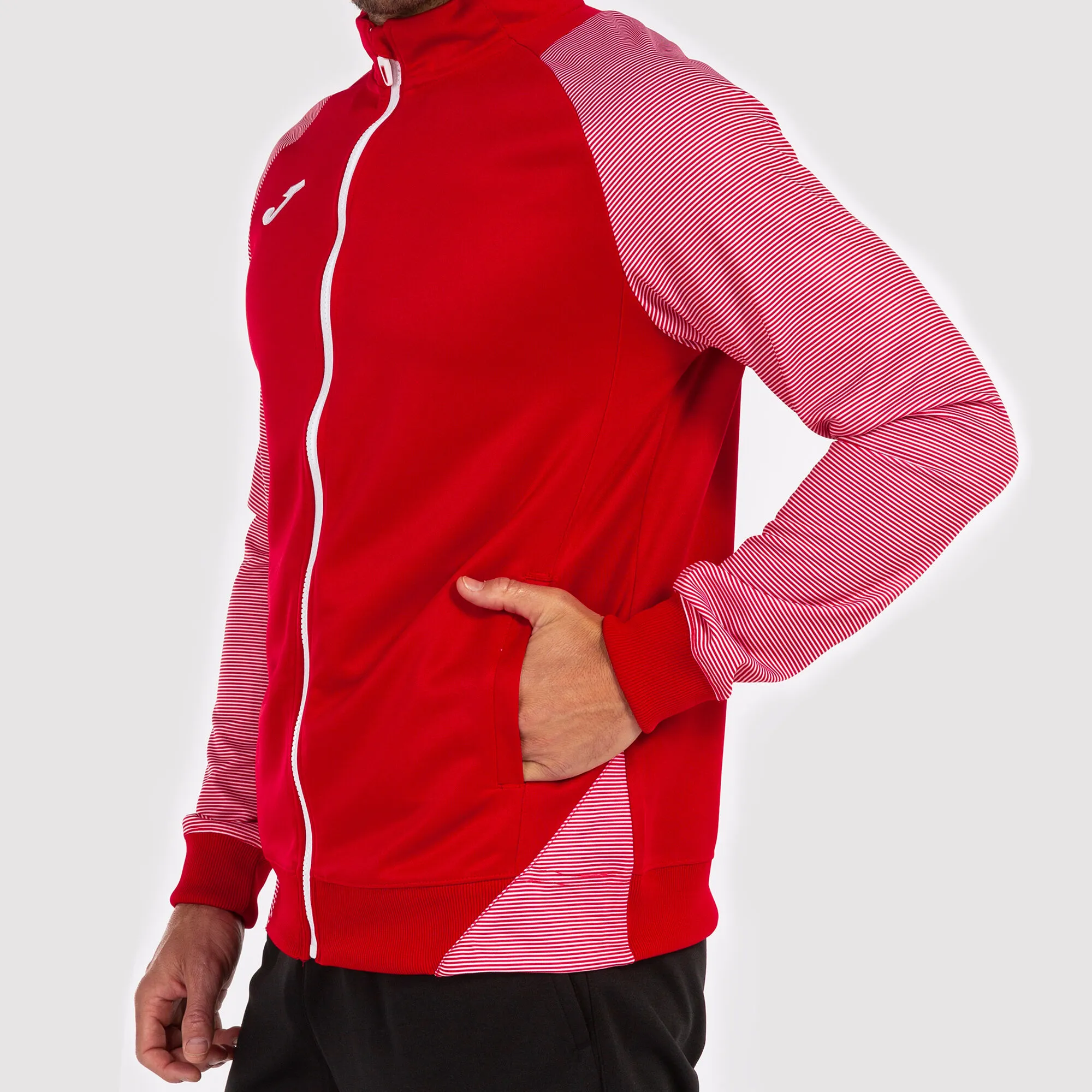 Chaqueta hombre Essential II rojo blanco