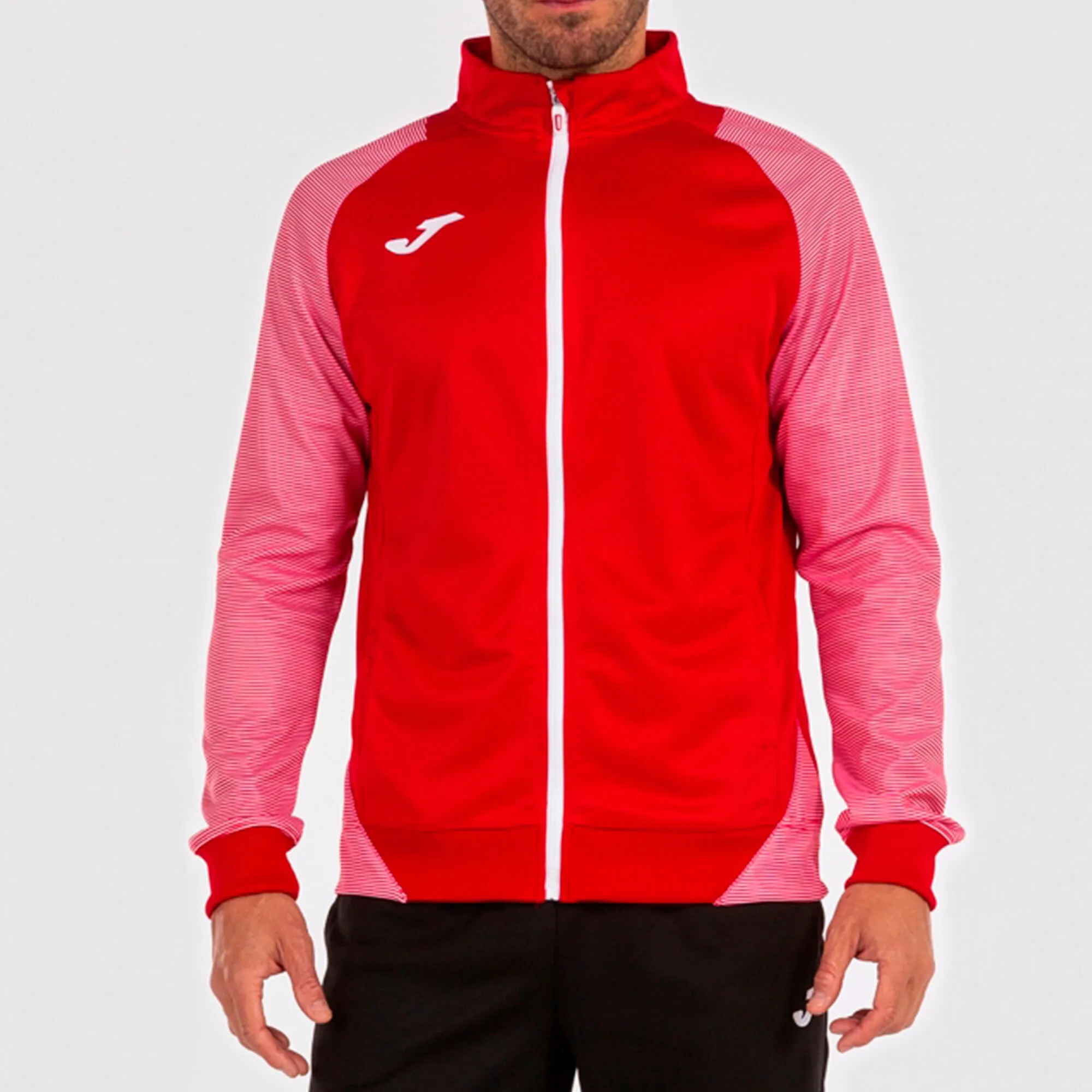 Chaqueta hombre Essential II rojo blanco