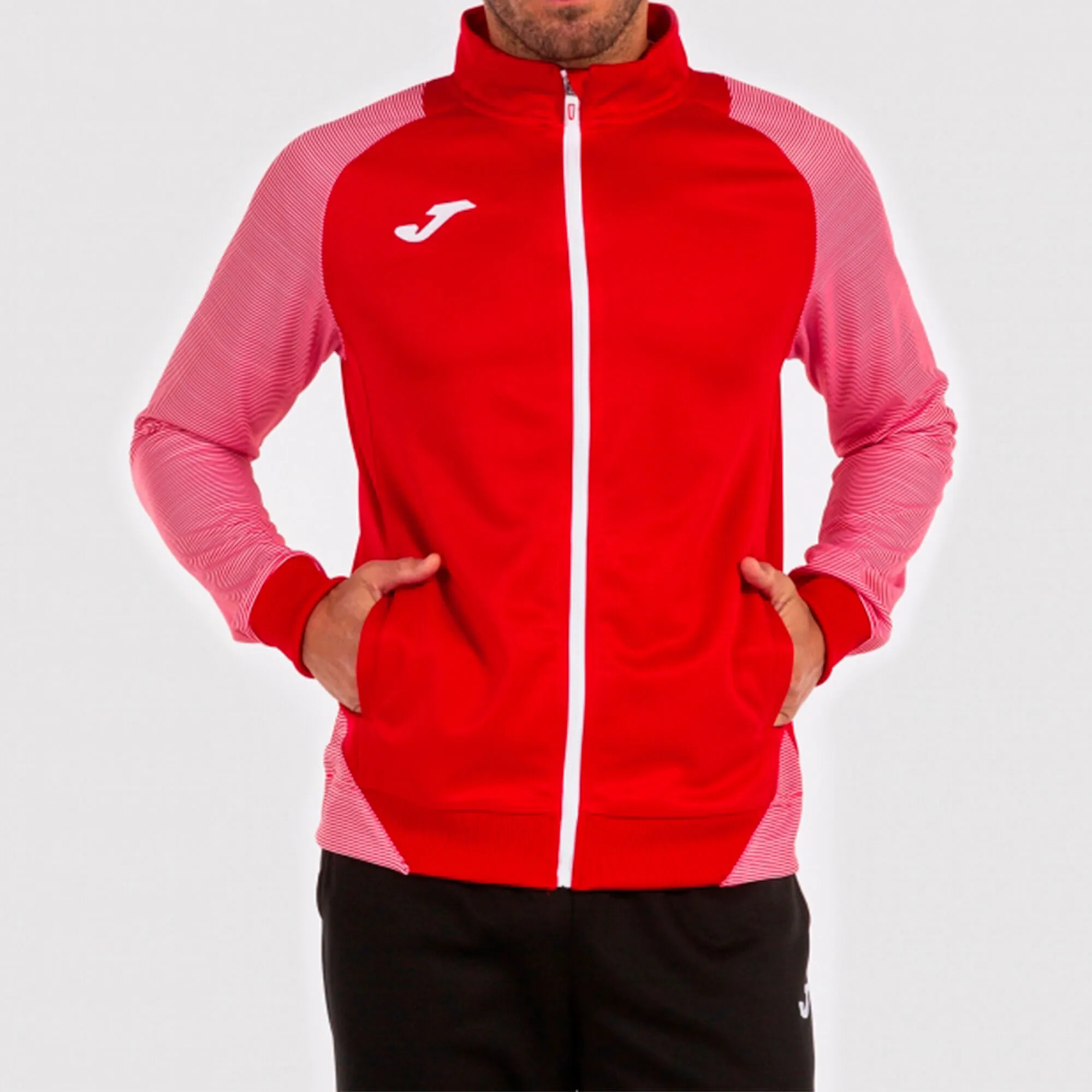 Chaqueta hombre Essential II rojo blanco