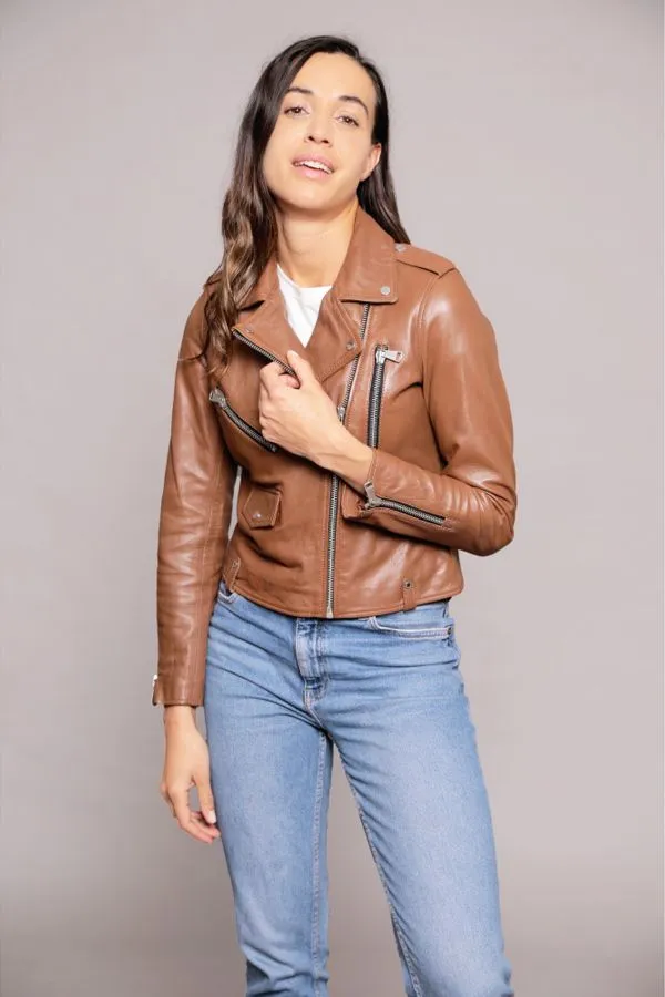 Chaqueta Mujeres Redskins Jutta Tripway Cognac