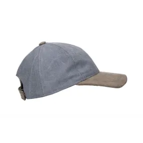 Gorra strike azul visera taupe