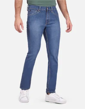 Jean slim fit azul