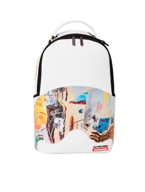 Mochila Sprayground Basquiat blanca Shark Sharkmouth