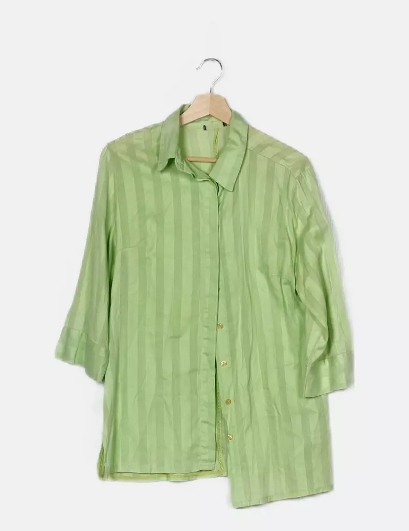 NoName Camisa verde básica