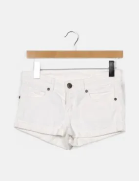 Primark Short blanco denim