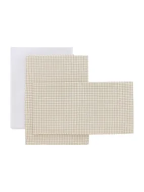 SABANA MINICUNA 3 PCS 80x120x1 CM VICHY10 BEIGE