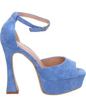 Sandalias PUNTOSALAO  de Mujer SANDALIAS DE FIESTA TACON Y PLATAFORMA PARA MUJER COLOR AZUL  VARIOS COLORES