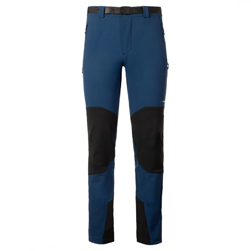 Trangoworld PANTALÓN LARGO MOURELLE DR AZUL OSCURO/NEGRO