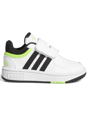 Zapatilla Adidas Hoops Bco/Negro/Verde