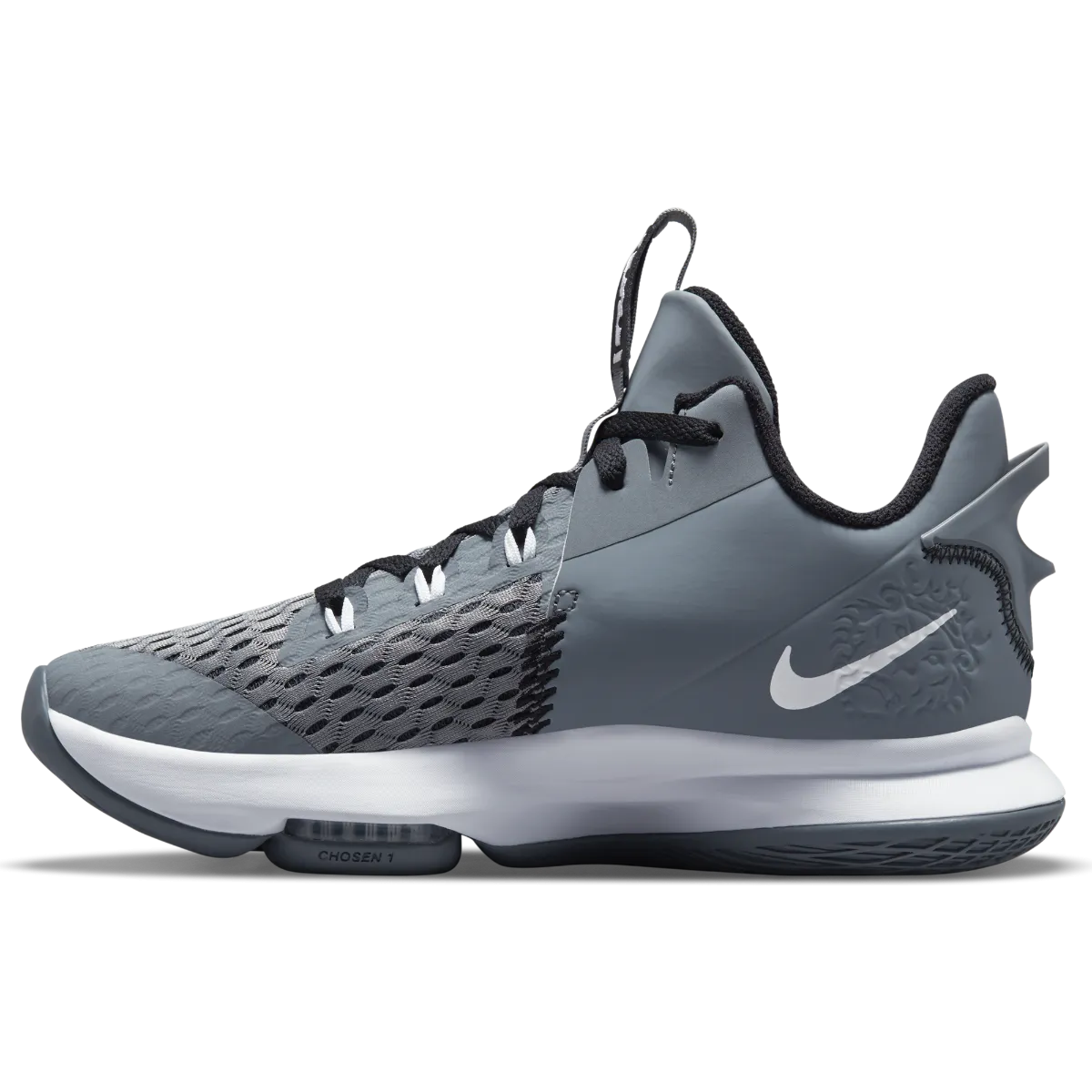 Zapatillas Básquetbol Hombre Nike LeBron Witness 5 Gris