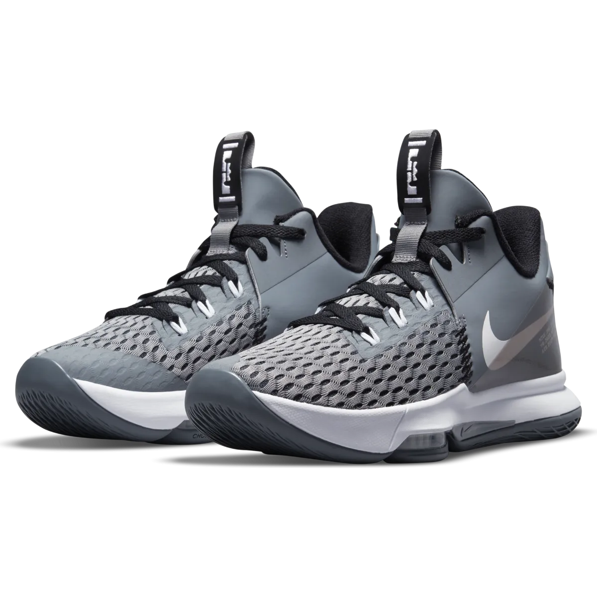 Zapatillas Básquetbol Hombre Nike LeBron Witness 5 Gris