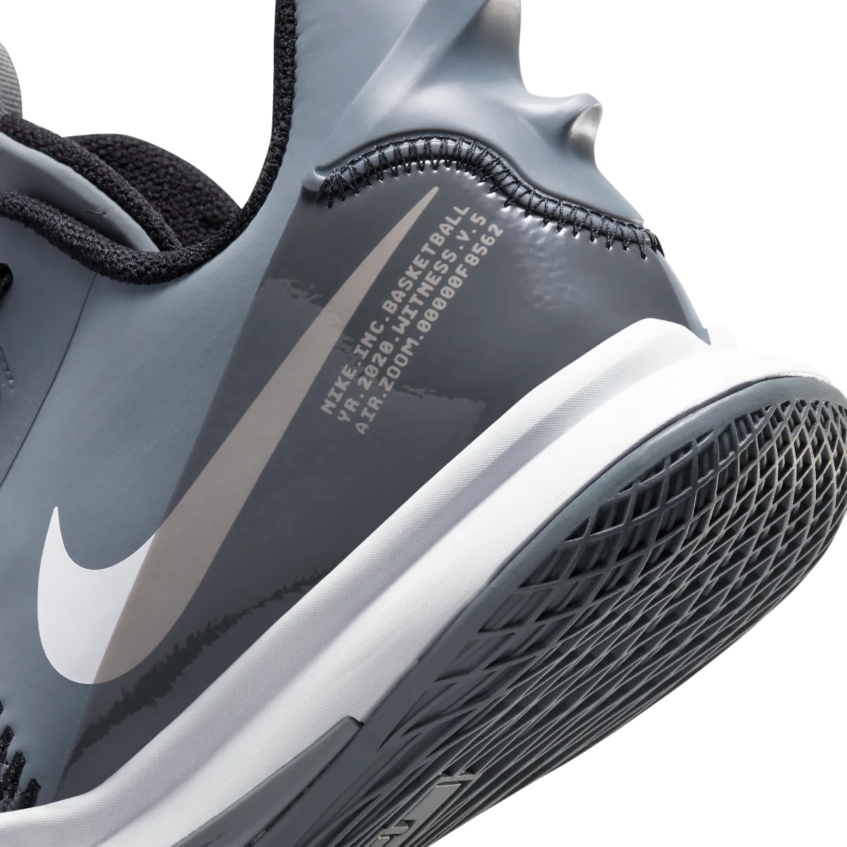 Zapatillas Básquetbol Hombre Nike LeBron Witness 5 Gris