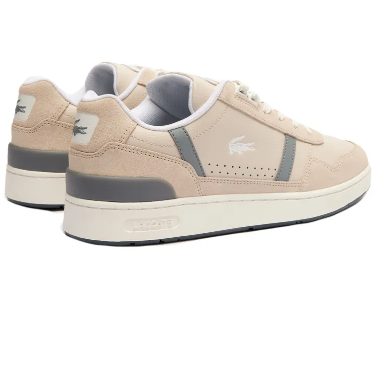 ZAPATILLAS HOMBRE LACOSTE T-CLIP EN PIEL