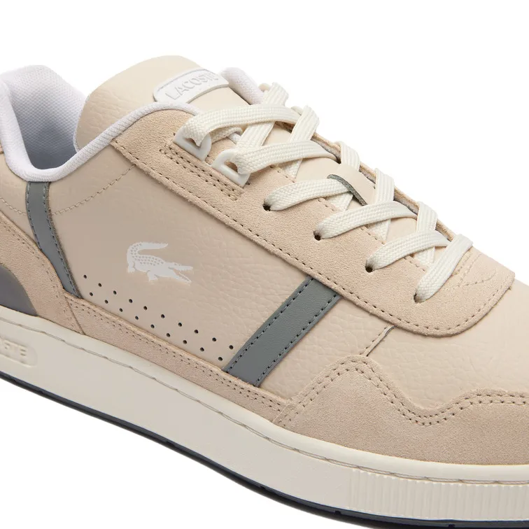 ZAPATILLAS HOMBRE LACOSTE T-CLIP EN PIEL